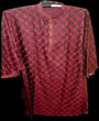Maroon Silk Panjabi